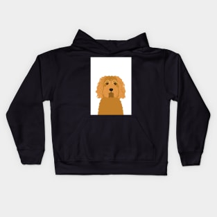 Cute Cockapoo Portrait Kids Hoodie